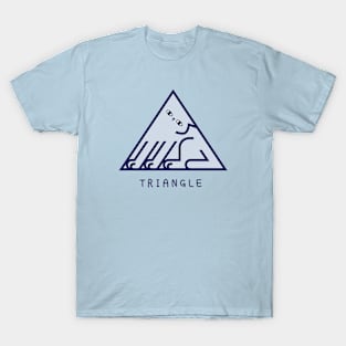 Cat in Triangle Shape T-Shirt